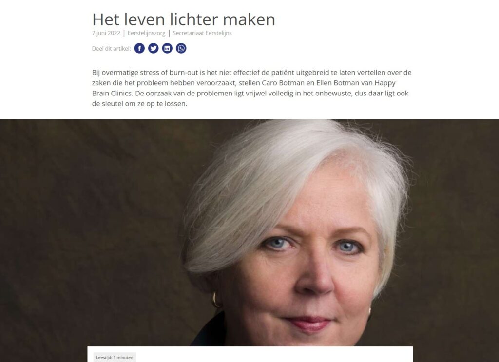 De Eerstelijns, Platform voor innovatie: Het leven lichter maken