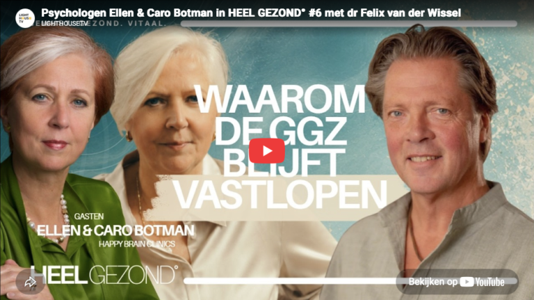 Interview met HEEL GEZOND bij Lighthouse TV: “Symptoombestrijding werkt niet.”
